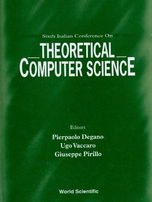 cover image of Theoretical Computer Science--Proceedings of the 6th Italian Conference